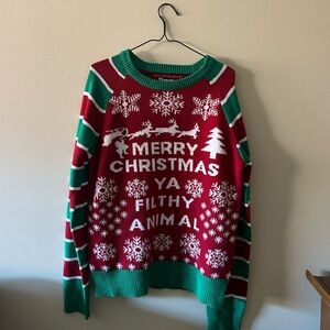 Bluenotes Red Holiday Sweater